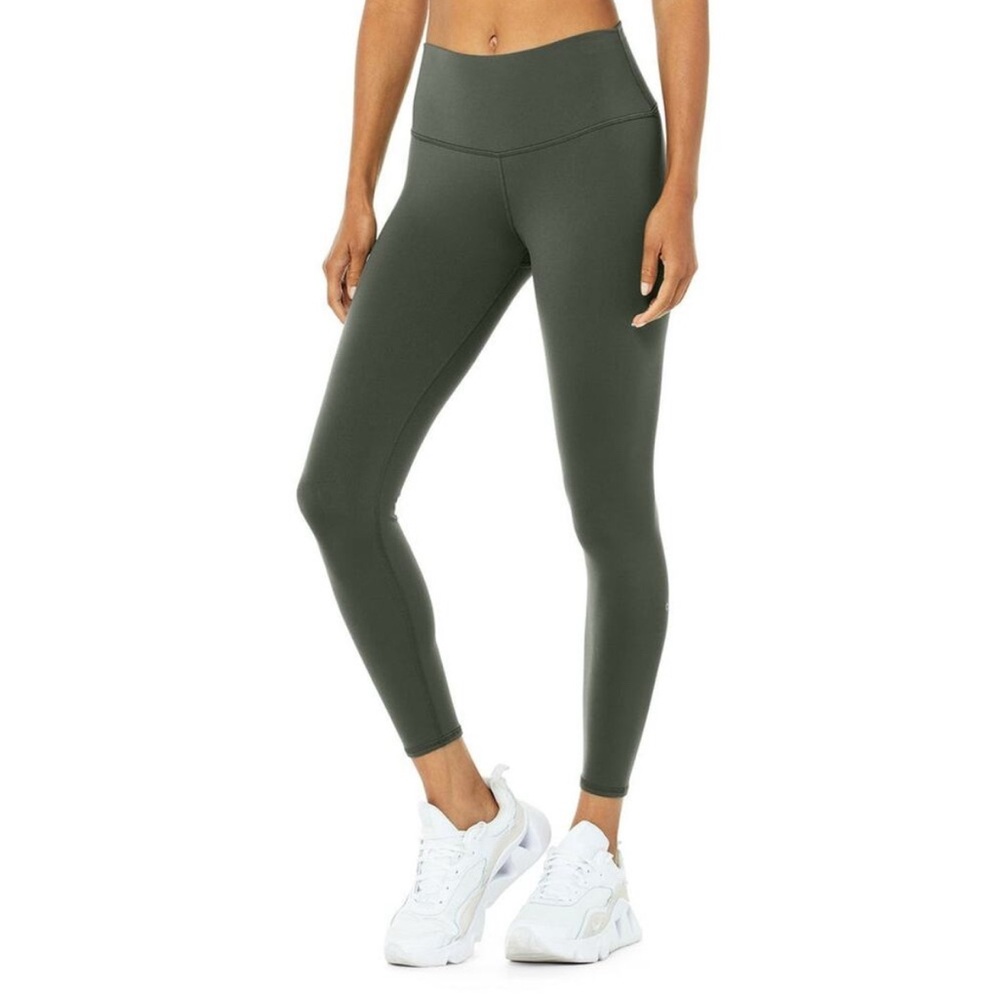 ALO Yoga Air Brush High Waist Legging Dark Cactus